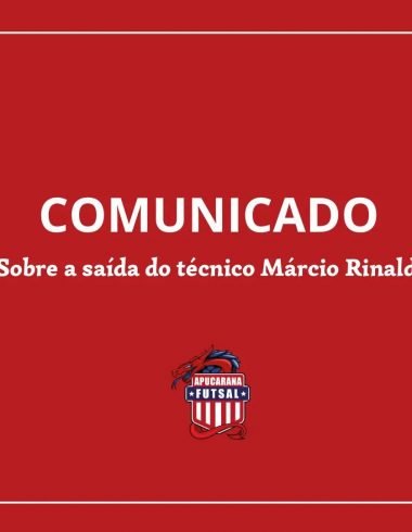 Saída tecnico Márcio Rinaldo